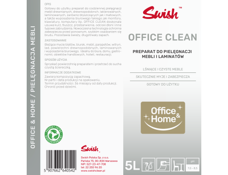 OFFICE CLEAN 5L - delikatny preparat myjący - 2